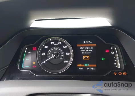 2020 Hyundai Ioniq Hybrid Blue from USA, damaged, VIN KMHC65LC2LU221414